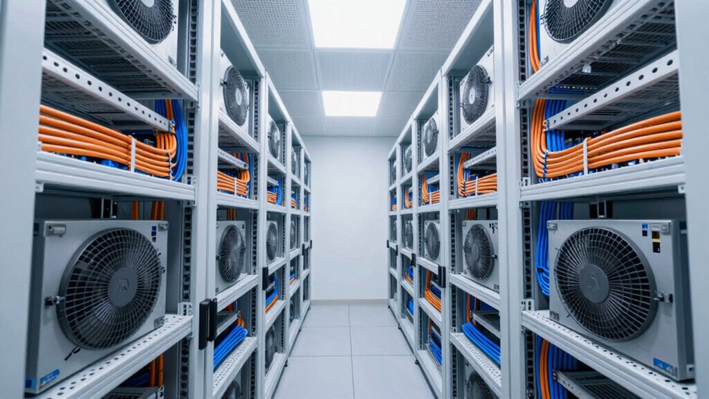optimized airflow and cabling
