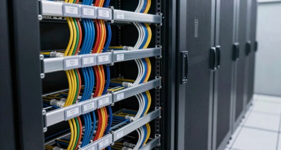 organized cables improve maintenance