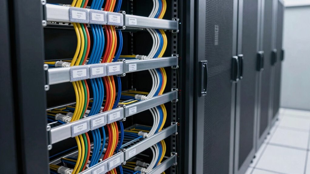 organized cables improve maintenance