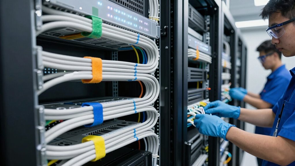 organized efficient cable management