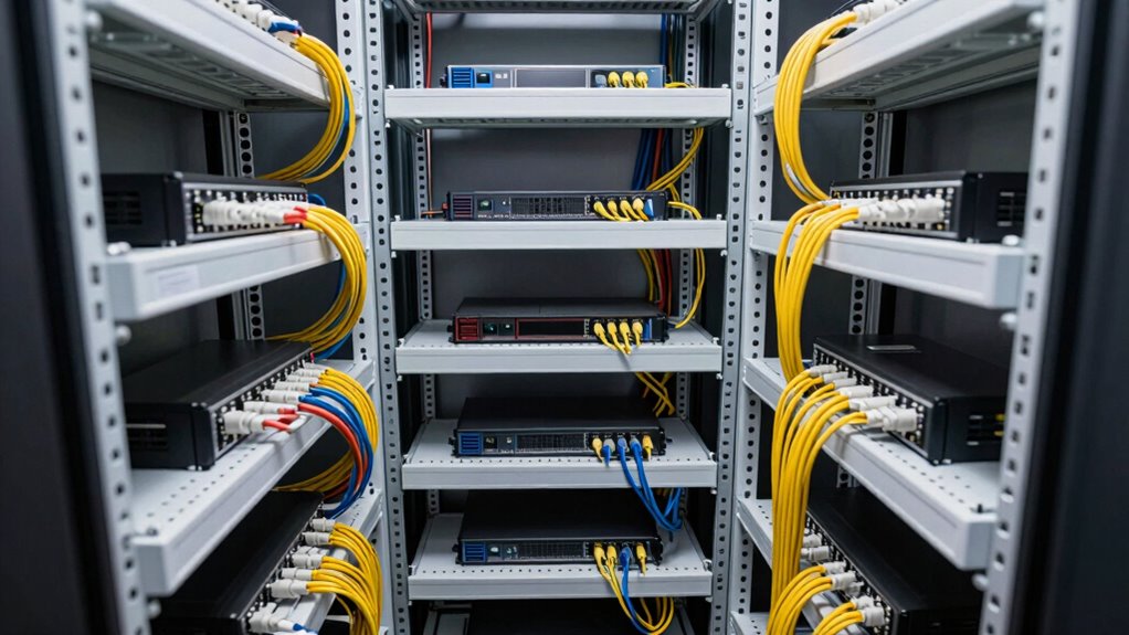 organized efficient cable management
