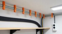 secure and organized wiring