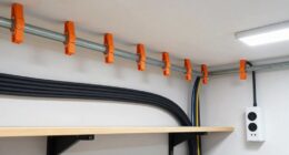 secure and organized wiring