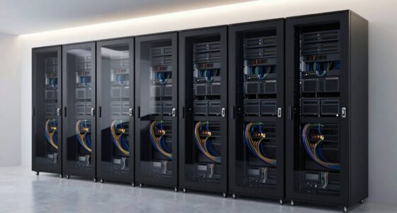 secure network wall racks