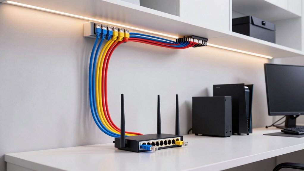 secure wired interference free connectivity