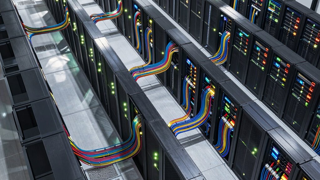 strategic cable management ensures efficiency