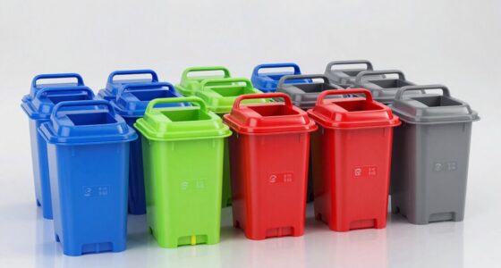 top fiber disposal containers