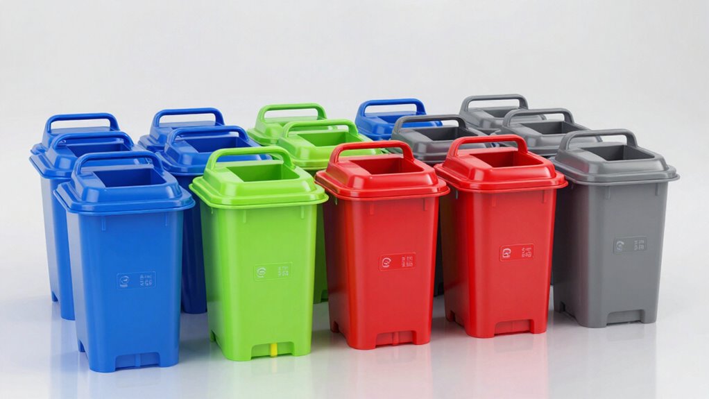 top fiber disposal containers