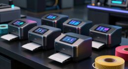 top heat shrink label printers