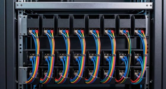 top patch panel cable managers