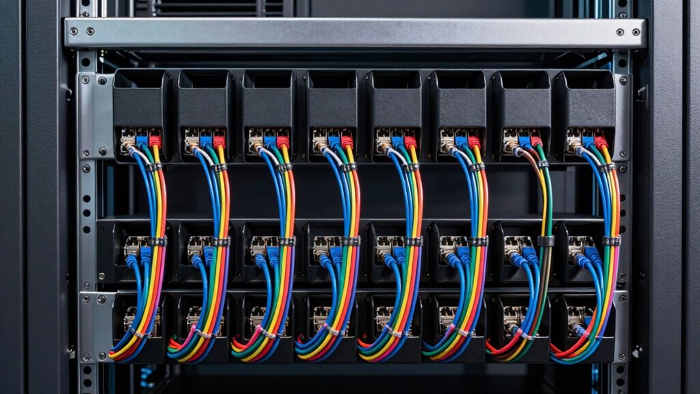 top patch panel cable managers