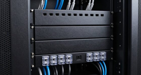 top rack cable management