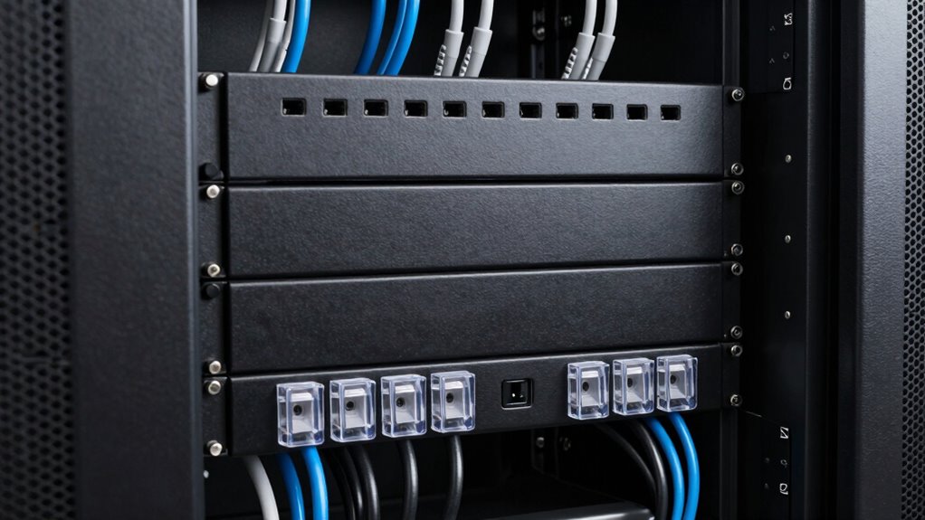 top rack cable management