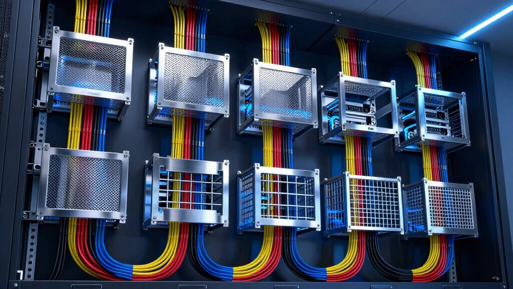 top server cable trays