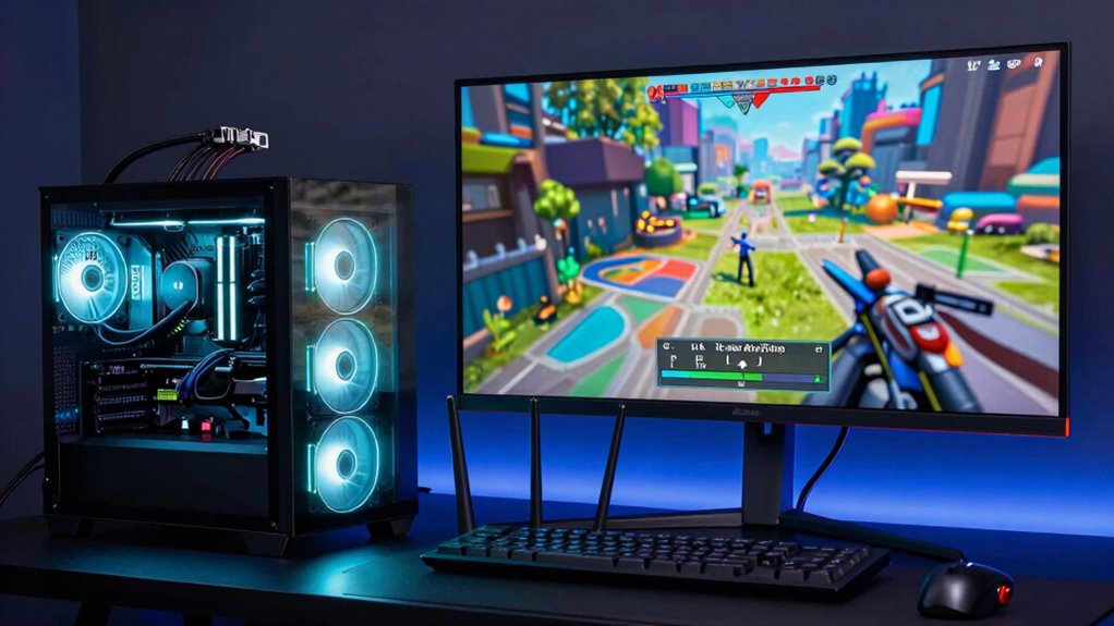wired connection ensures stability