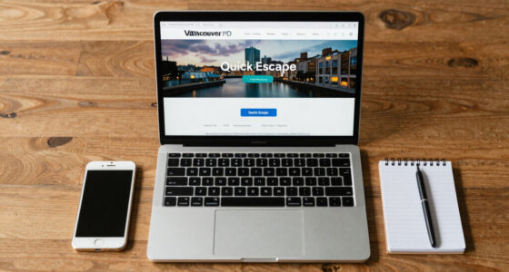 Vancouver PD website features Quick Escape button that wipes itself from history