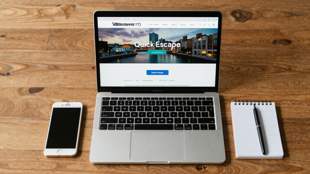 Vancouver PD website features Quick Escape button that wipes itself from history