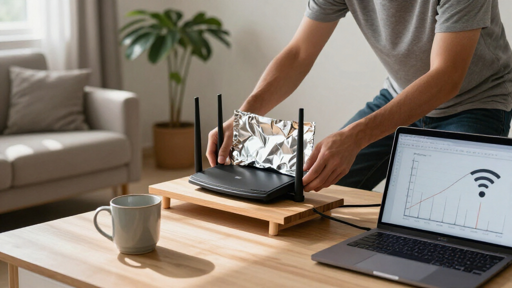 I Put Aluminum Foil Behind My Wi-Fi Router To Test A Bizarre Internet Trick, And It Did More Than I Expected