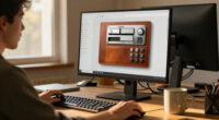 Wayland Desktop For Linux With Skeuomorphic Design